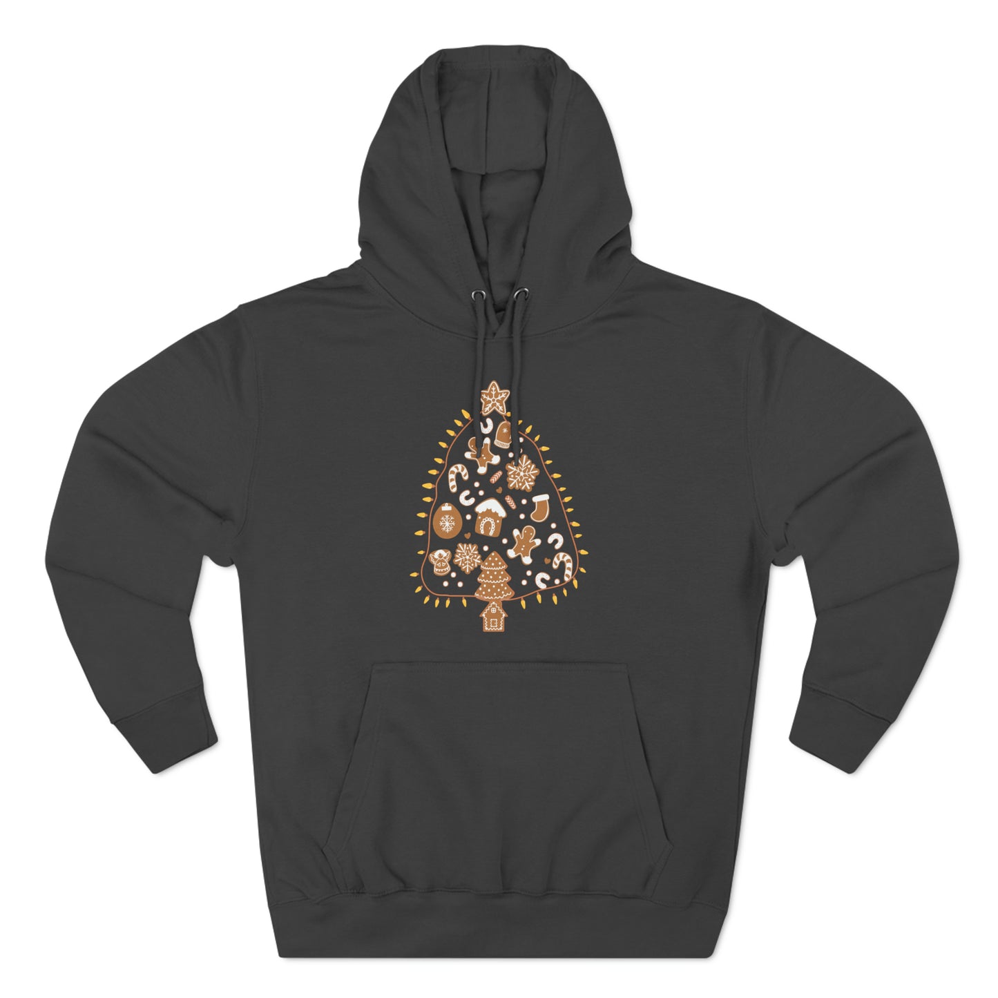 Gingerbread Cookie Christmas Tree Christmas Pullover Hoodie