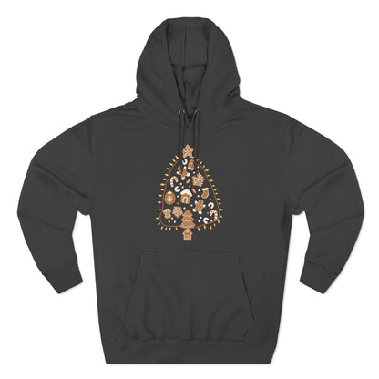 Gingerbread Cookie Christmas Tree Christmas Pullover Hoodie