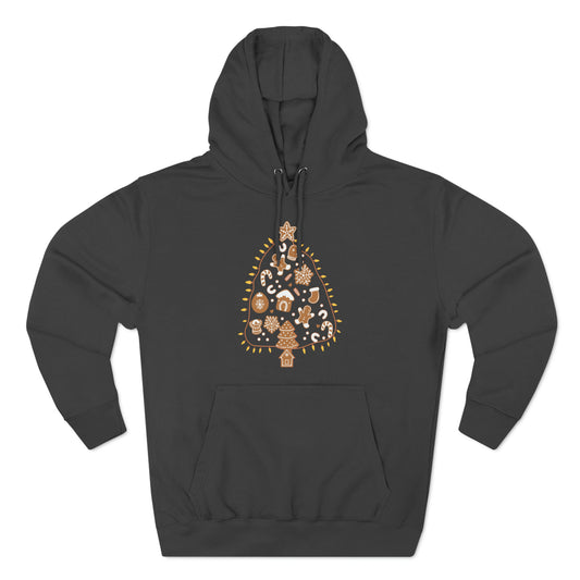 Gingerbread Cookie Christmas Tree Christmas Pullover Hoodie