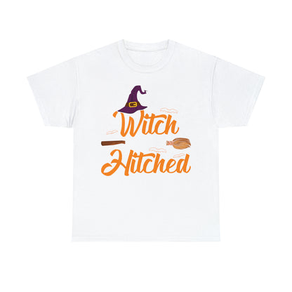 This Witch Is Getting Hitched Wedding Halloween Short Sleeve Tee