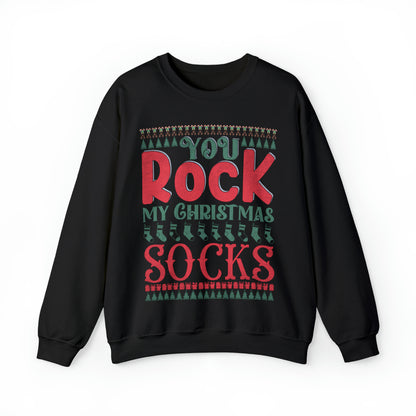 You Rock My Christmas Socks Christmas Ugly Sweater Sweatshirt