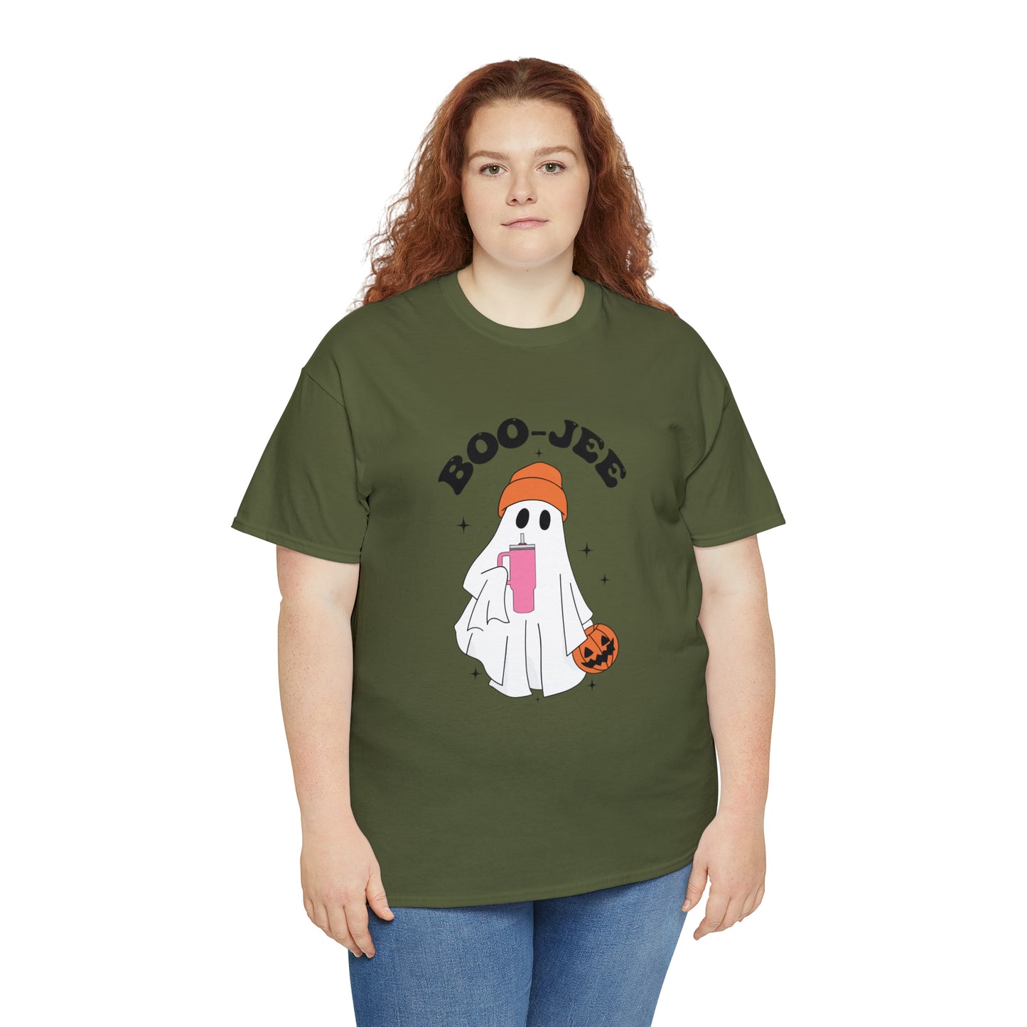 Boo Jee Ghost Halloween Short Sleeve Tee