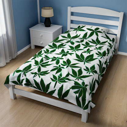 Marijuana Leaf Blanket