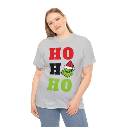 Grinch Ho Ho Ho Christmas Short Sleeve Tee