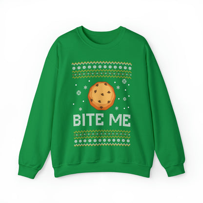 Cookie Bite Christmas Ugly Sweater Sweatshirt