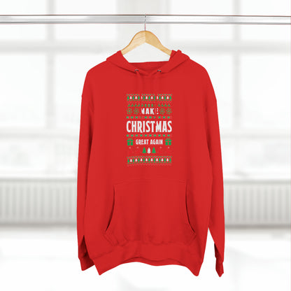 Make Christmas Great Again Christmas Ugly Sweater Pullover Hoodie