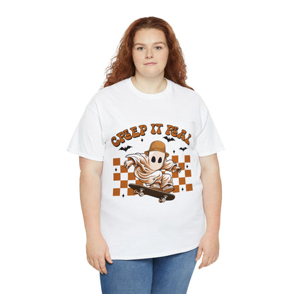 Creep It Real Ghost Halloween Short Sleeve Tee