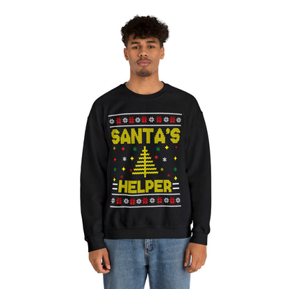 Santa's Helper Christmas Ugly Sweater Sweatshirt