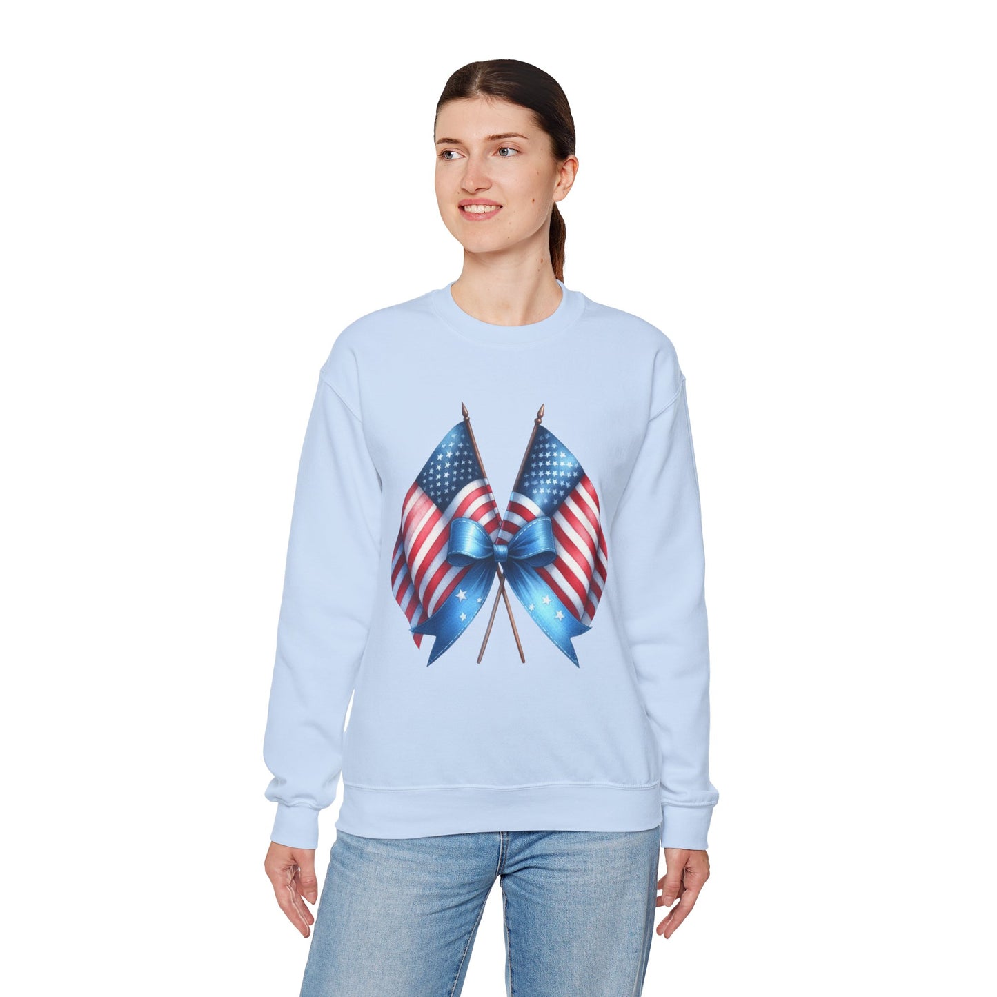 Coquette American Flags Sweatshirt
