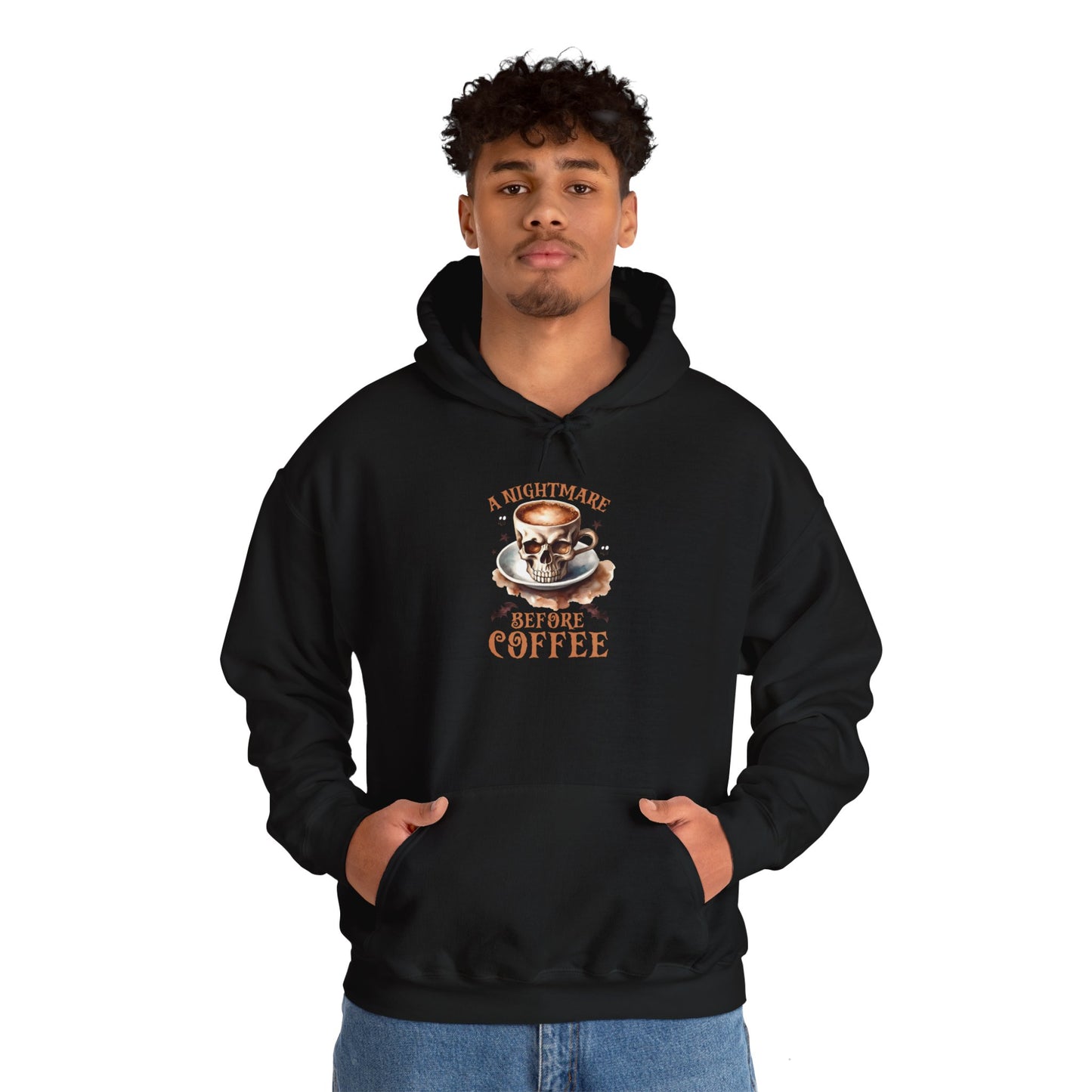 A Nightmare Before Coffee Halloween Pullover Hoodie