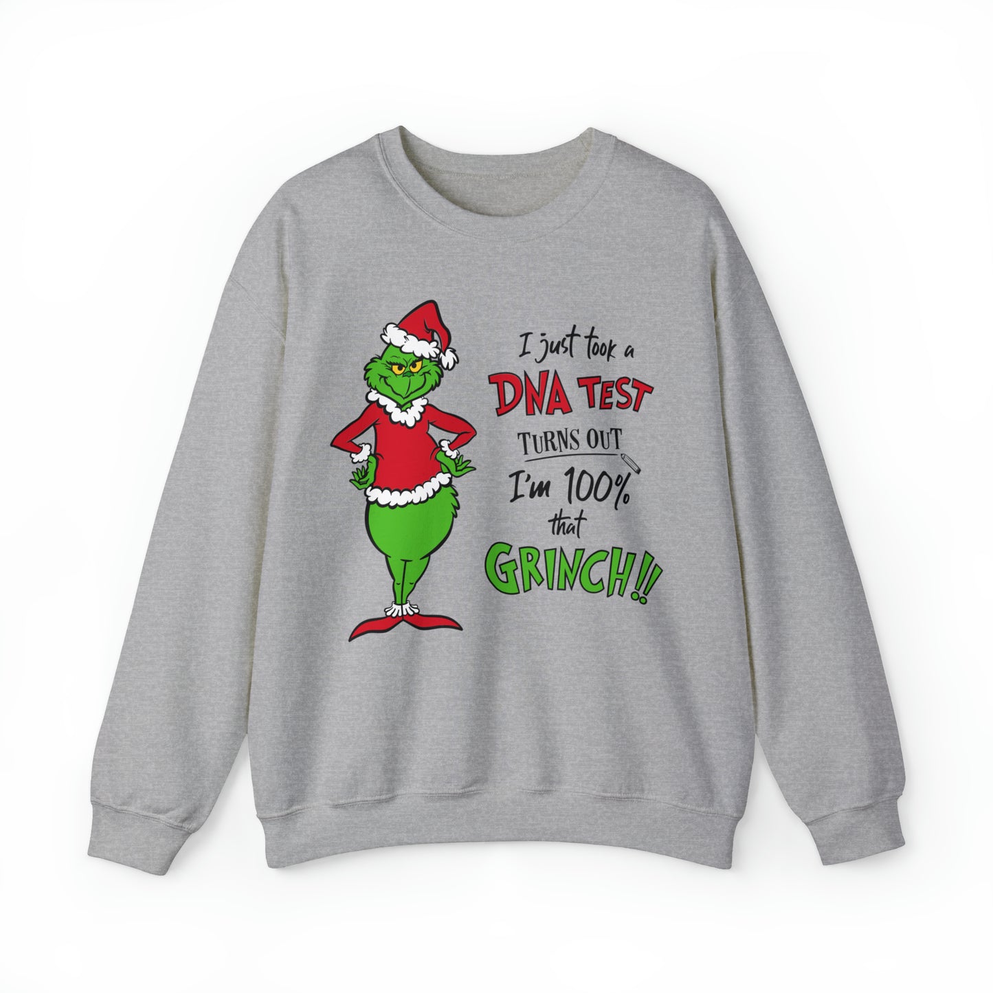 100% That Grinch Christmas Tree Christmas Sweatshirt