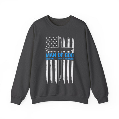 Man Of God Flag Sweatshirt