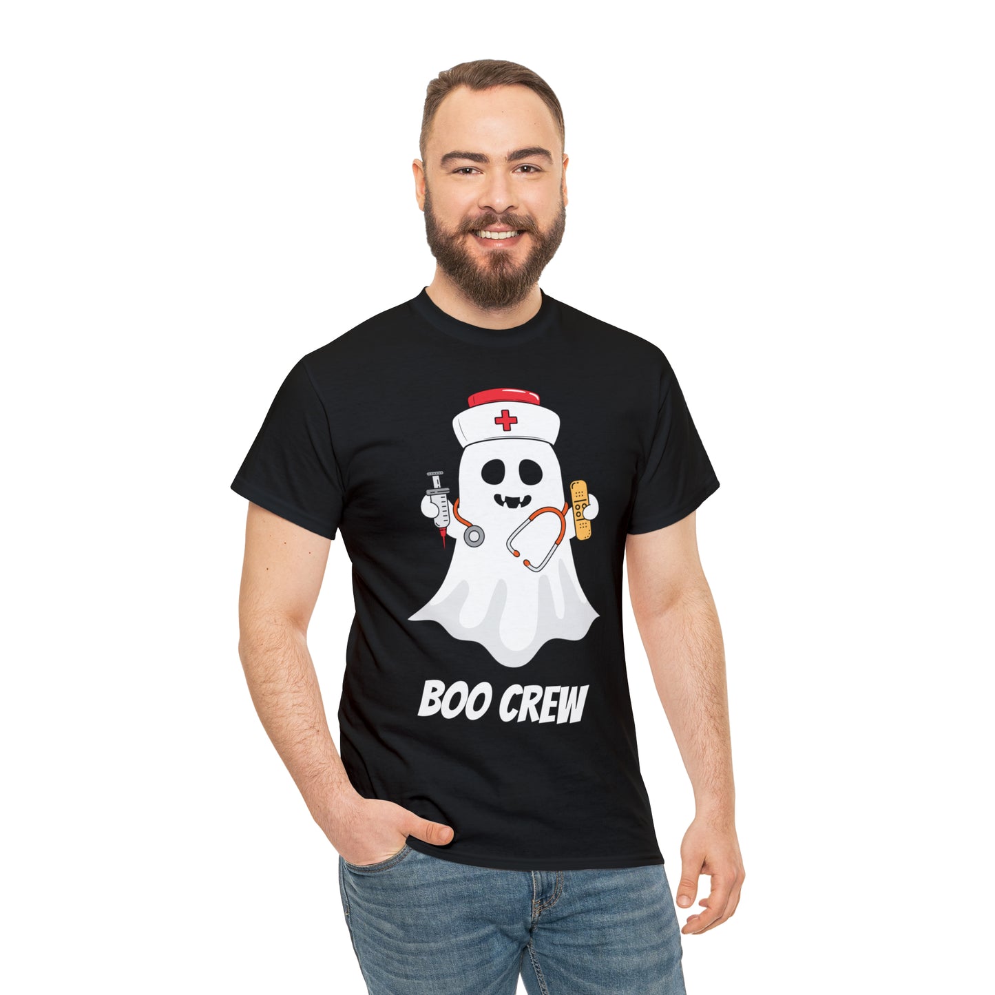 Boo Crew Medical Halloween Short Sleeve Tee