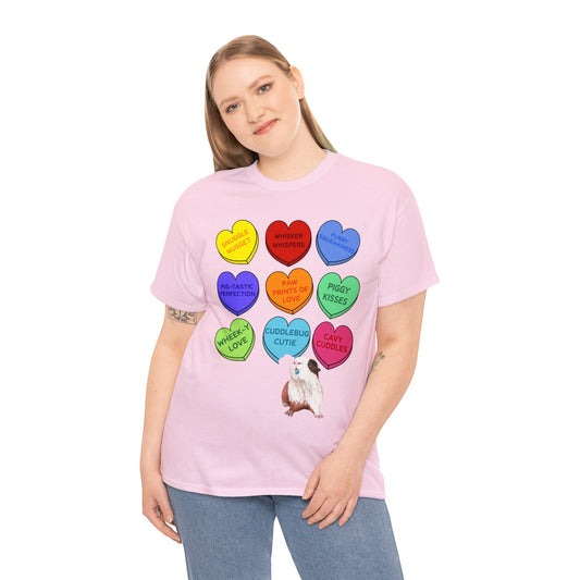 Guinea Pig Sweethearts Valentine Short Sleeve Tee