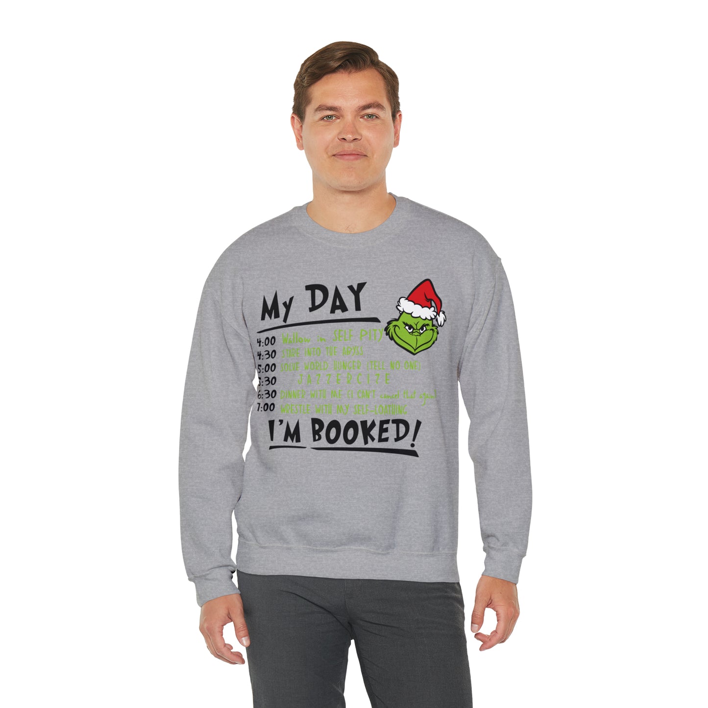 Grinch My Day Christmas Sweatshirt