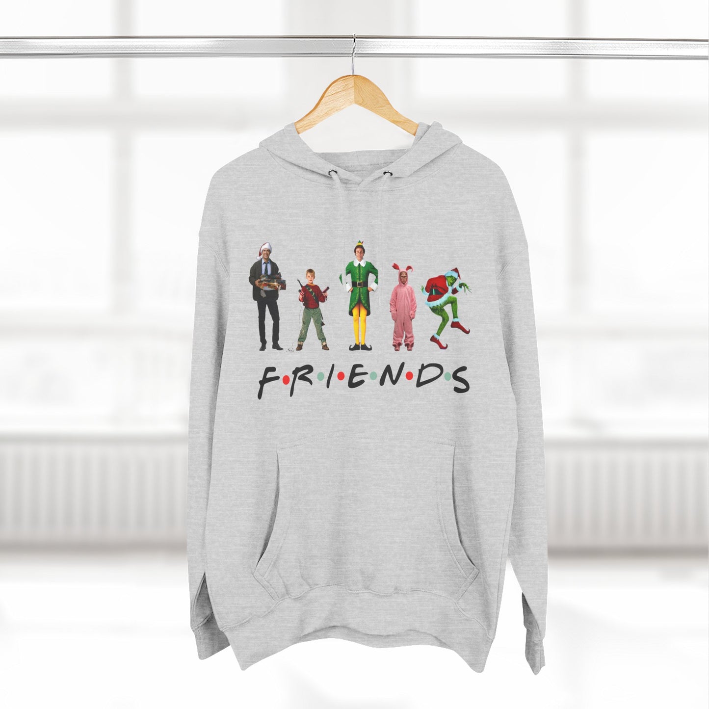 Friends Characters Christmas Pullover Hoodie