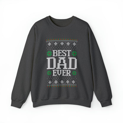 Best Dad Ever Christmas Ugly Sweater Sweatshirt