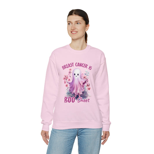 Breast Cancer Is Boo Sheet Halloween Sweatshirt