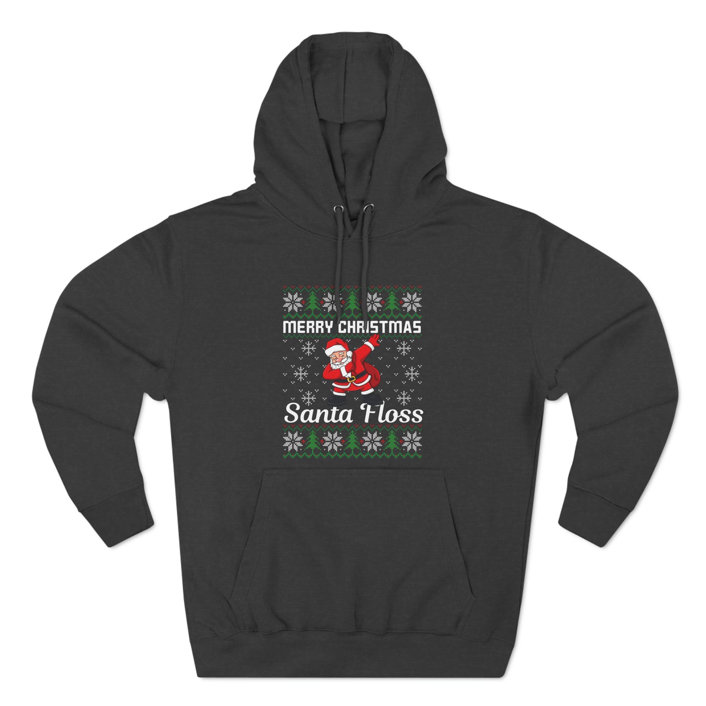 Merry Christmas Santa Floss Ugly Sweater Pullover Hoodie