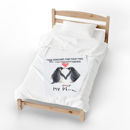Penguin Couple Blanket