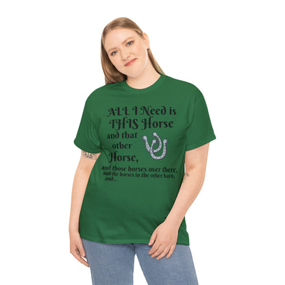All the horses shirt Unisex Heavy Cotton Tee