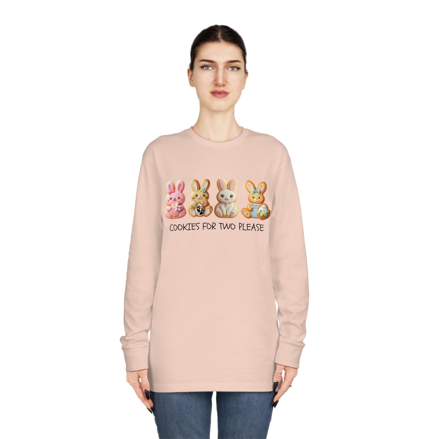 Easter Cookies For Two Pregnancy Long Sleeve T-shirt