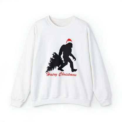 Sasquatch Big Foot Hairy Christmas Sweatshirt