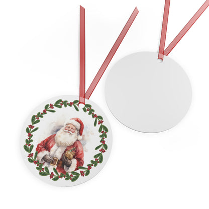 Santa with Small Sack Christmas Ornament