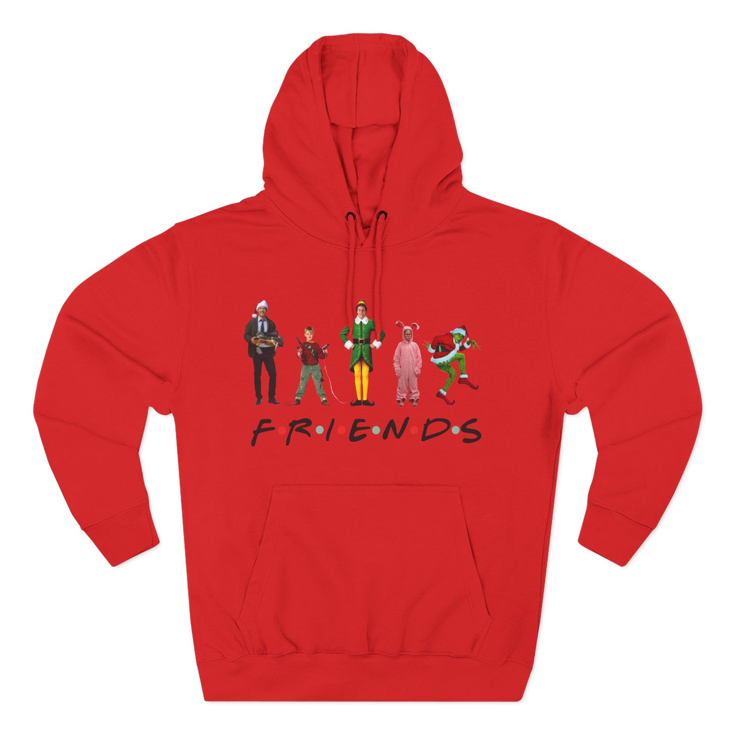 Friends Characters Christmas Pullover Hoodie
