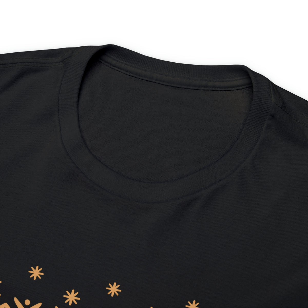 Meowy Christmas Cat Tipping Over Tree Ugly Sweater Short Sleeve Tee