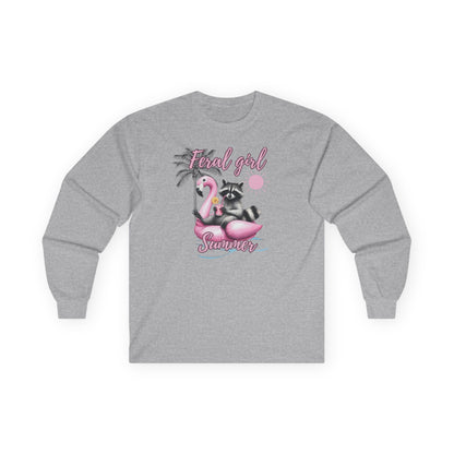 Feral Girl Summer Long Sleeve T-Shirt
