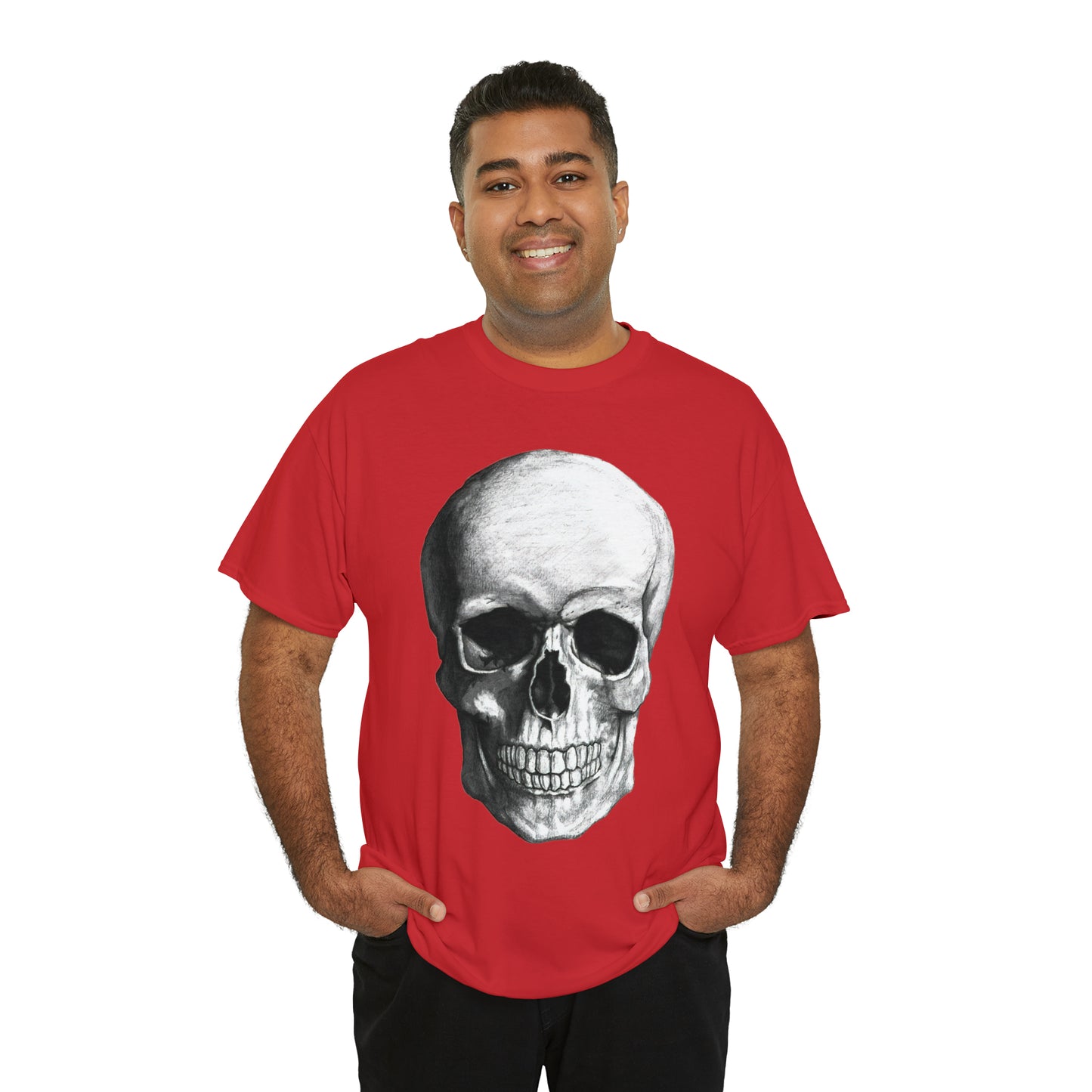 Large Skull Halloween Short Sleeve Tee