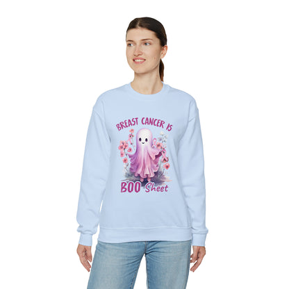 Breast Cancer Is Boo Sheet Halloween Sweatshirt