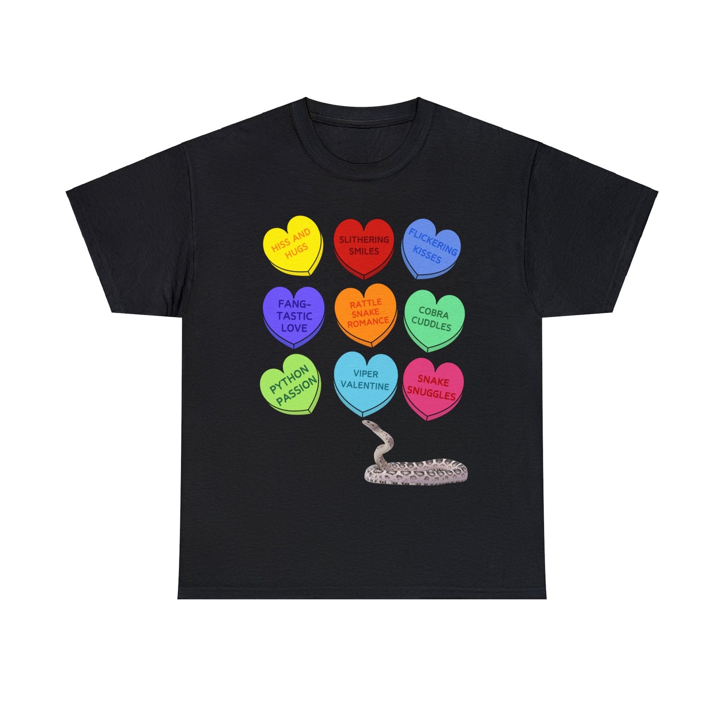 Snake Sweethearts Valentine Short Sleeve Tee