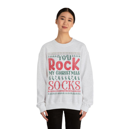 You Rock My Christmas Socks Christmas Ugly Sweater Sweatshirt