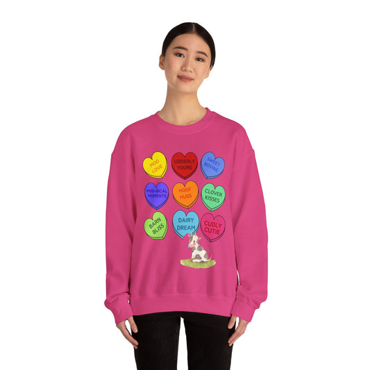 Cow Sweethearts Valentine Sweatshirt