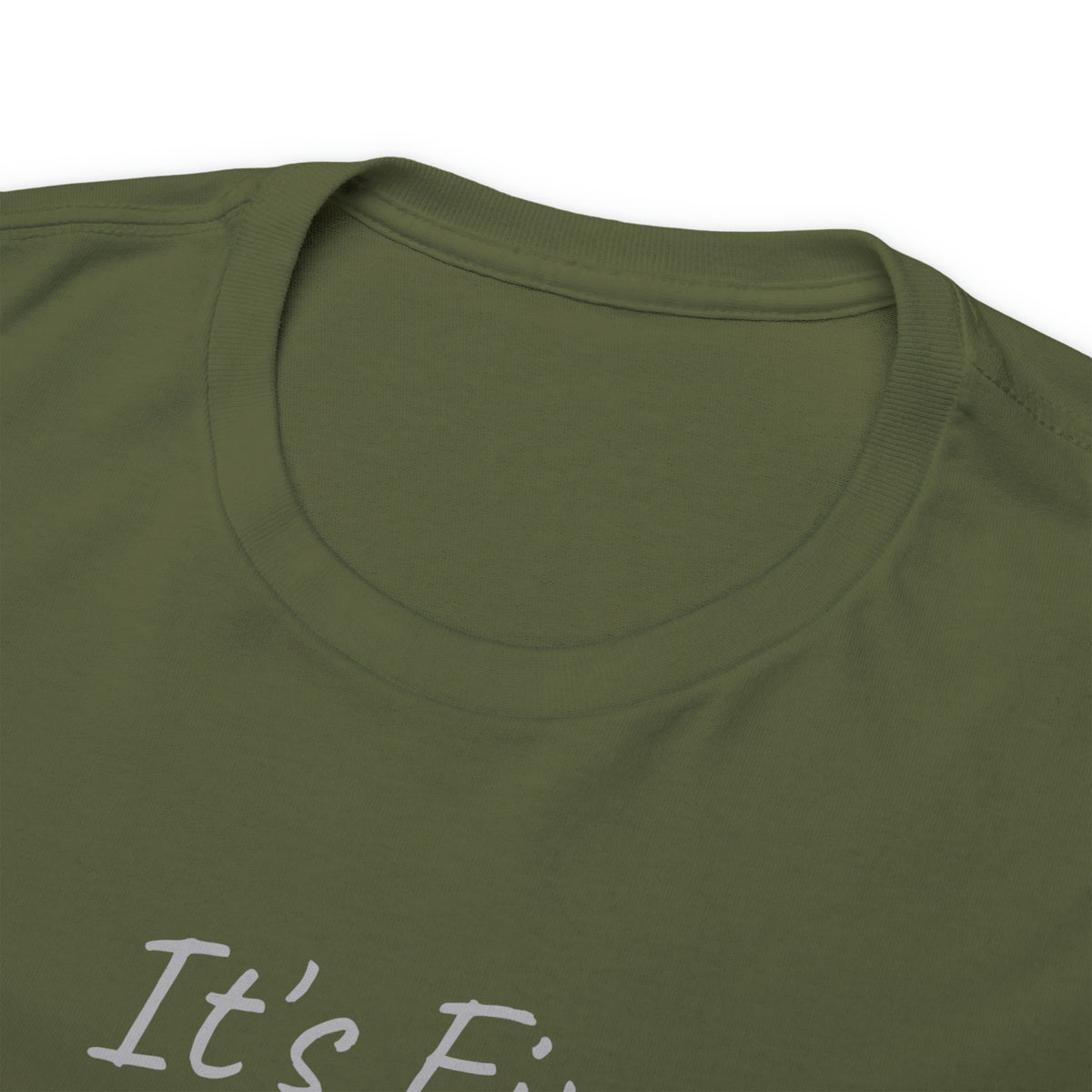 Its Fine Everythings Fine Rabbit Shirt Unisex Heavy Cotton Tee