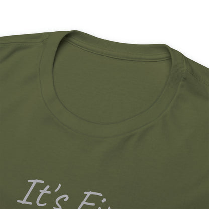 Its Fine Everythings Fine Rabbit Shirt Unisex Heavy Cotton Tee
