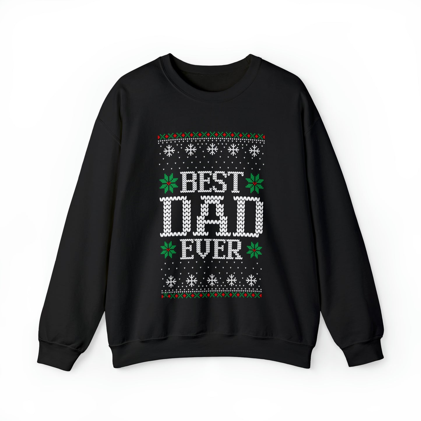Best Dad Ever Christmas Ugly Sweater Sweatshirt