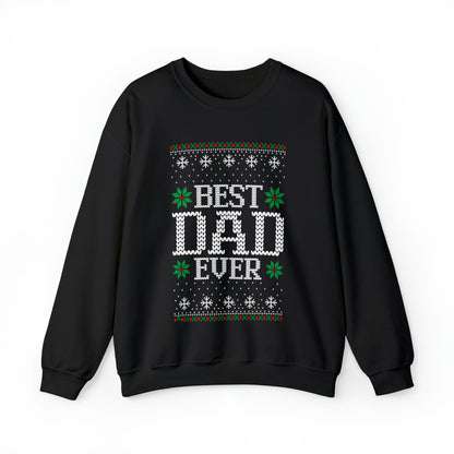 Best Dad Ever Christmas Ugly Sweater Sweatshirt