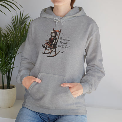 Horrors Persist But So Do I Annabelle Creepy Doll Hoodie Pullover
