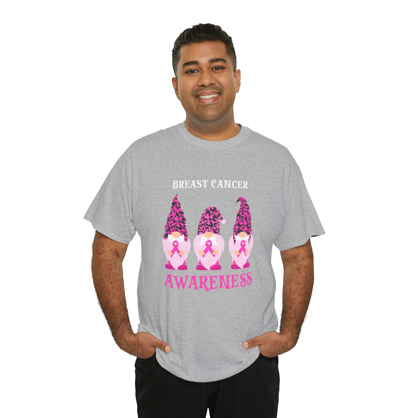 Breast Cancer Awareness Gnomes Short Sleeve Tee