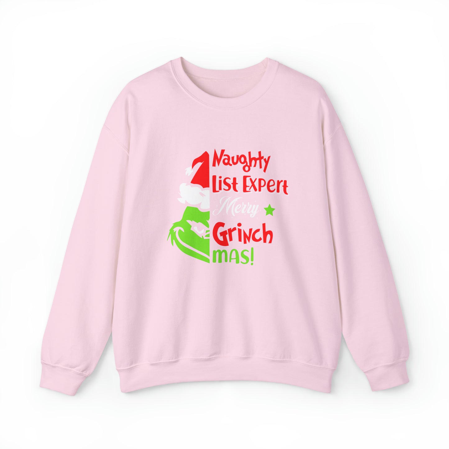 Naughty List Expert Grinch Christmas Sweatshirt