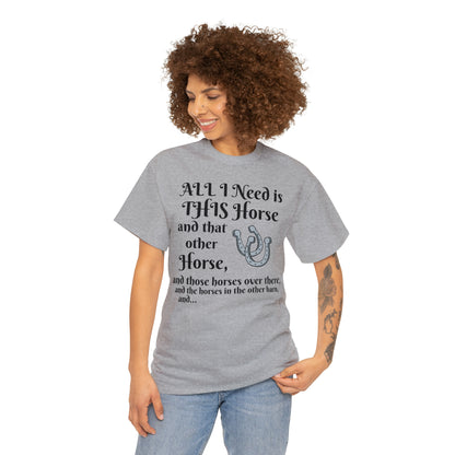 All the horses shirt Unisex Heavy Cotton Tee