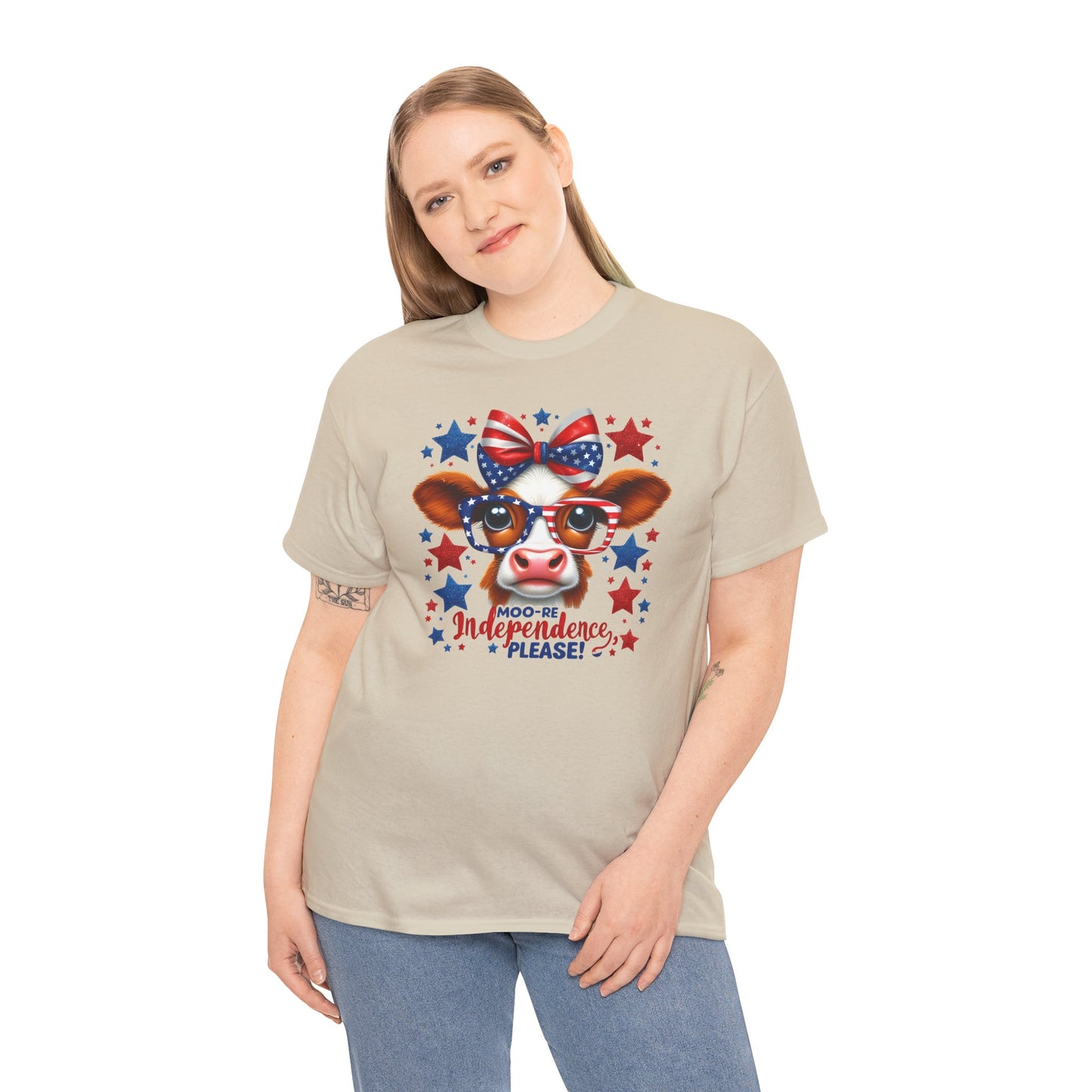 Moo-re Independence Please Short Sleeve Tshirt
