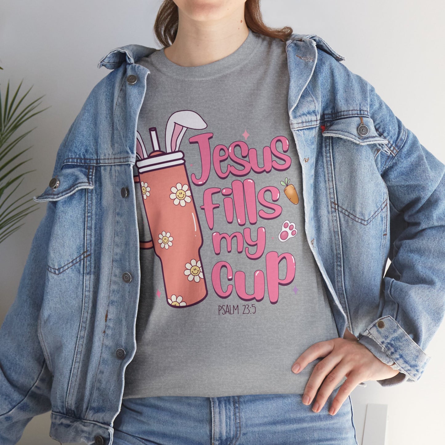 Jesus Fills My Cup Easter Short Sleeve Tee