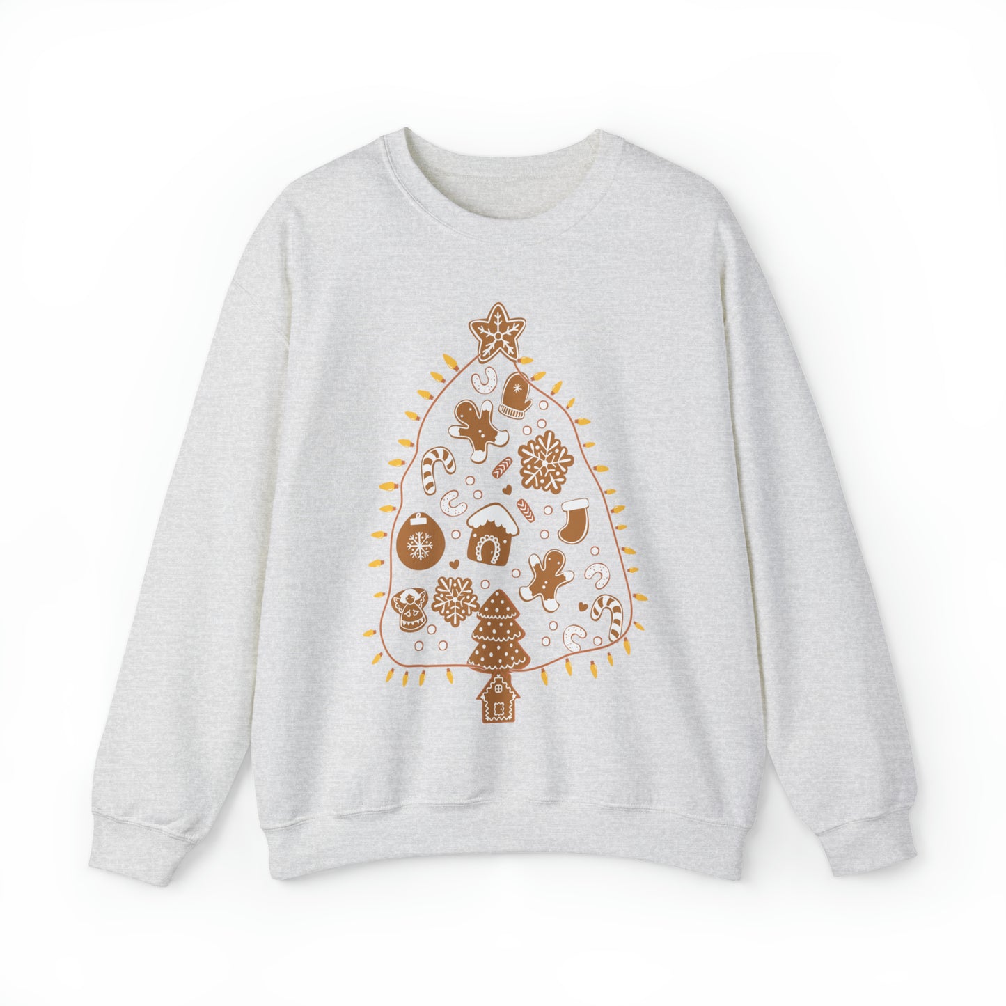 Gingerbread Cookie Christmas Tree Christmas Sweatshirt