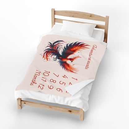 Pheonix Bird Milestone Blanket