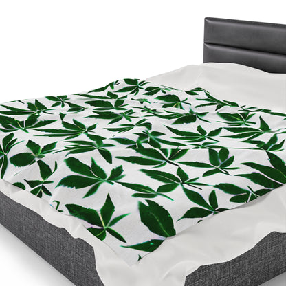 Marijuana Leaf Blanket