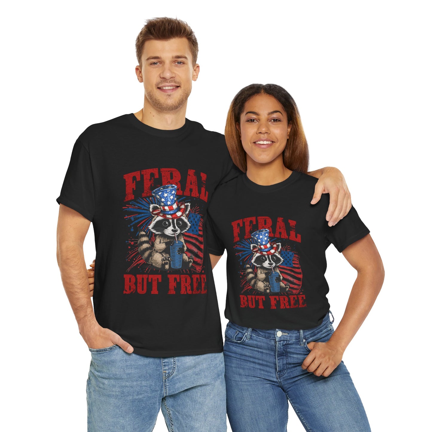 Feral But Free Short Sleeve Tshirt